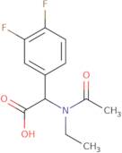 2-(3,4-Difluorophenyl)-2-(N-ethylacetamido)acetic acid