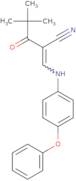2-(2,2-dimethylpropanoyl)-3-((4-phenoxyphenyl)amino)prop-2-enenitrile