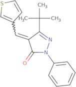 3-(tert-butyl)-1-phenyl-4-(3-thienylmethylene)-2-pyrazolin-5-one