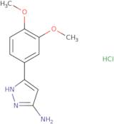 3-(3,4-Dimethoxyphenyl)-1H-pyrazol-5-amine hydrochloride