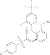 2-((4-chlorophenyl)sulfonyl)-3-(2-(3-chloro-5-(trifluoromethyl)(2-pyridyl)oxy)-3-methoxyphenyl)pro…