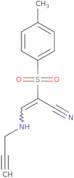 2-((4-methylphenyl)sulfonyl)-3-(prop-2-ynylamino)prop-2-enenitrile