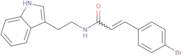 3-(4-bromophenyl)-N-(2-indol-3-ylethyl)prop-2-enamide