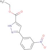 Ethyl 5-(3-nitrophenyl)-1H-pyrazole-3-carboxylate