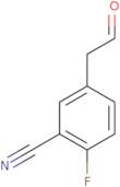 2-Fluoro-5-(2-oxoethyl)benzonitrile