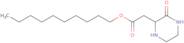 Decyl 2-(3-oxo-2-piperazinyl)acetate