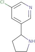 3-Chloro-5-pyrrolidin-2-yl-pyridine