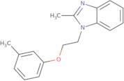 2-Methyl-1-(2-(M-tolyloxy)ethyl)-1H-benzo[D]imidazole