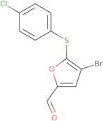 4-Bromo-5-[(4-chlorophenyl)thio]-2-furaldehyde