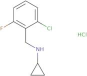 N-[(2-Chloro-6-fluorophenyl)methyl]cyclopropanamine hydrochloride