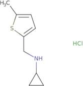 N-[(5-Methyl-2-thienyl)methyl]cyclopropanamine hydrochloride