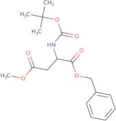 1-benzyl 4-methyl 2-((tert-butoxycarbonyl)amino)succinate