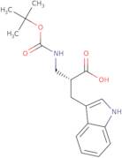(S)-2-(tert-Butoxycarbonylamino-methyl)-3-(1H-indol-3-yl)-propionic acid ee