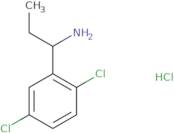 [1-(2,5-Dichlorophenyl)propyl]amine hydrochloride