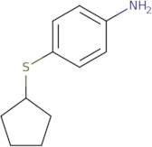 4-(Cyclopentylsulfanyl)aniline