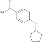 1-[4-(Cyclopentylsulfanyl)phenyl]ethan-1-one