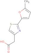 2-[2-(5-Methylfuran-2-yl)-1,3-thiazol-4-yl]acetic acid