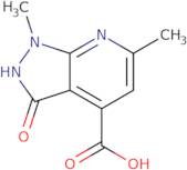 1,6-Dimethyl-3-oxo-1H,2H,3H-pyrazolo[3,4-b]pyridine-4-carboxylic acid