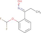 N-{1-[2-(Difluoromethoxy)phenyl]propylidene}hydroxylamine