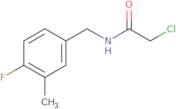 2-Chloro-N-[(4-fluoro-3-methylphenyl)methyl]acetamide