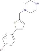 1-{[5-(4-Bromophenyl)thiophen-2-yl]methyl}piperazine