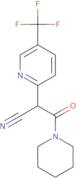 3-Oxo-3-(piperidin-1-yl)-2-[5-(trifluoromethyl)pyridin-2-yl]propanenitrile