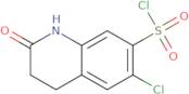 6-Chloro-2-oxo-1,2,3,4-tetrahydroquinoline-7-sulfonyl chloride