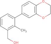 [3-(2,3-dihydro-1,4-benzodioxin-6-yl)-2-methylphenyl]methanol