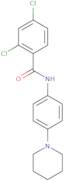 2,4-Dichloro-N-(4-piperidinophenyl)benzenecarboxamide