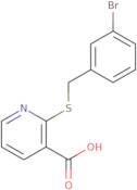 2-{[(3-Bromophenyl)methyl]sulfanyl}pyridine-3-carboxylic acid