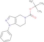 1-Phenyl-1,4,6,7-tetrahydro-pyrazolo[4,3-c]pyridine-5-carboxylic acid tert-butyl ester