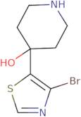 4-(4-Bromo-1,3-thiazol-5-yl)piperidin-4-ol