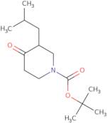 tert-Butyl 3-(2-methylpropyl)-4-oxopiperidine-1-carboxylate