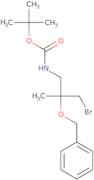 tert-Butyl N-(3-bromo-2-methyl-2-phenylmethoxypropyl)carbamate