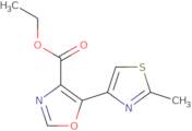Ethyl 5-(2-methyl-1,3-thiazol-4-yl)-1,3-oxazole-4-carboxylate