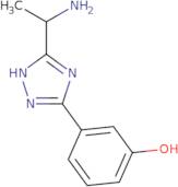 3-(5-(1-Aminoethyl)-1H-1,2,4-triazol-3-yl)phenol