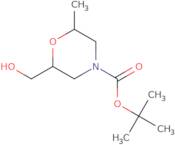 tert-Butyl (2R,6R)-2-(hydroxymethyl)-6-methylmorpholine-4-carboxylate