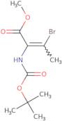 (E)-3-Bromo-2-tert-butoxycarbonylamino-but-2-enoic acid methyl ester