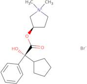 (3R)-3-[[(2R)-2-Cyclopentyl-2-hydroxy-2-phenylacetyl]oxy]-1,1-dimethylpyrrolidinium bromide