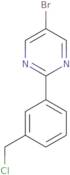 5-Bromo-2-(3-(chloromethyl)phenyl)pyrimidine