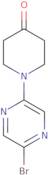 1-(5-Bromo-2-pyrazinyl)-4-piperidinone