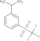 1-[3-(Trifluoromethylsulfonyl)phenyl]ethanamine