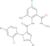 1-Des(3-chloro-2-pyridinyl)-1-(3-chloro-5-bromo-2-pyridinyl)chlorantraniliprole