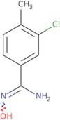 3-chloro-N-hydroxy-4-methylbenzene-1-carboximidamide