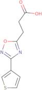 3-[3-(Thiophen-3-yl)-1,2,4-oxadiazol-5-yl]propanoic acid