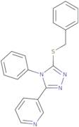 3-(5-Benzylsulfanyl-4-phenyl-4H-[1,2,4]triazol-3-yl)-pyridine