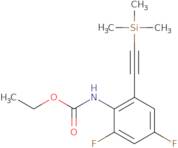 Ethyl N-{2,4-difluoro-6-[2-(trimethylsilyl)ethynyl]phenyl}carbamate