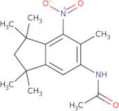 N-(1,1,3,3,6-Pentamethyl-7-nitro-2,3-dihydro-1H-inden-5-yl)acetamide