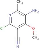 5-Amino-2-chloro-4-methoxy-6-methyl-nicotinonitrile