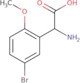 amino(5-bromo-2-methoxyphenyl)acetic acid